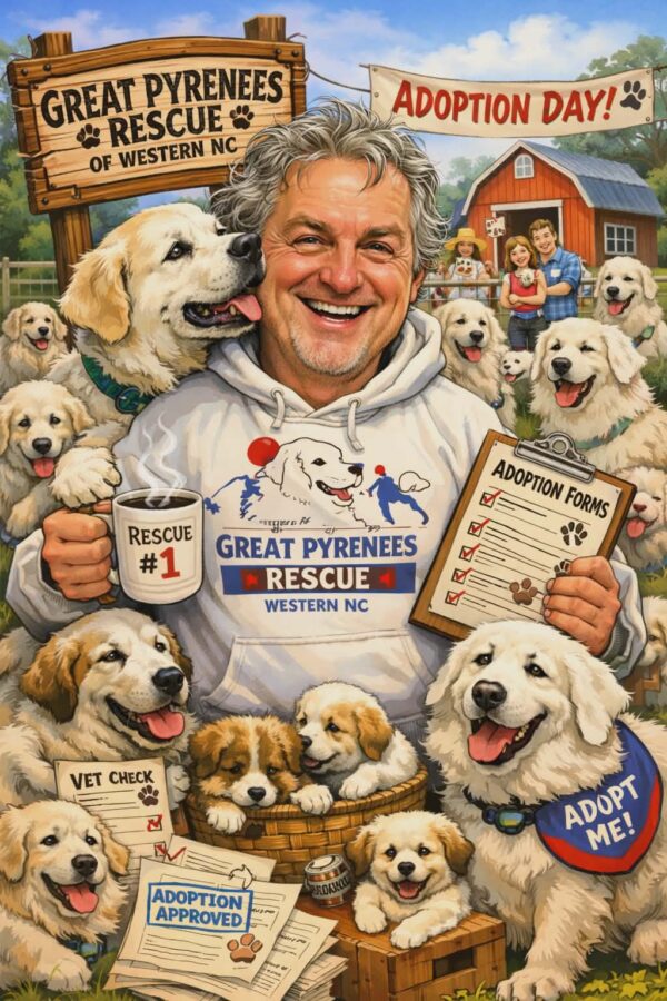 Great Pyrenees rescue dog